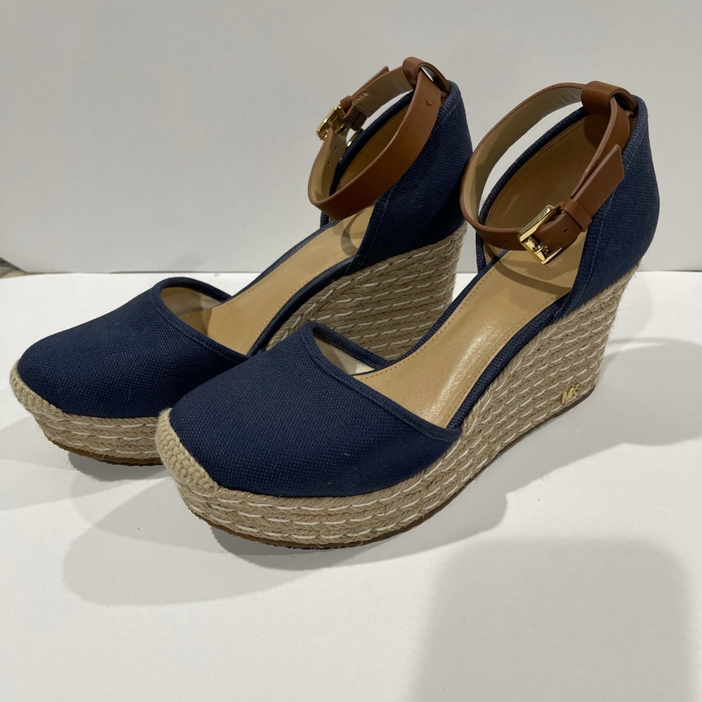 Michael kors wedges blue